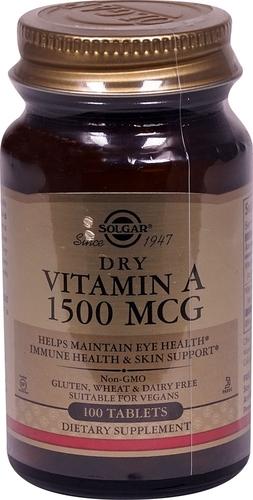 dry vit a 1500mcg 100tb Image 1