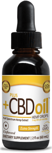 +cbd drops unflavored 5 mg Image 1