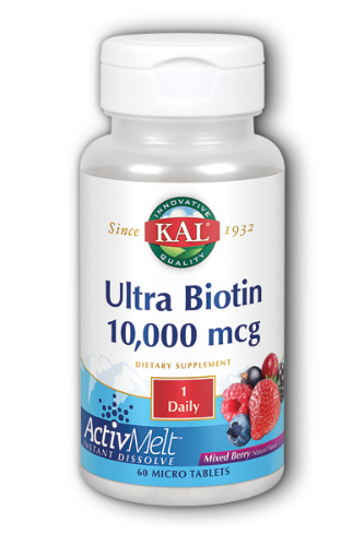 ultra biotin 10000 mcg berry 60t Image 1