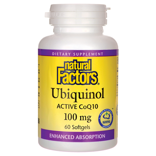 ubiquinol coq10 100mg 60sg Image 1