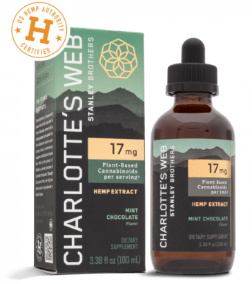 hemp extract mint choc17mg 100ml Image 1
