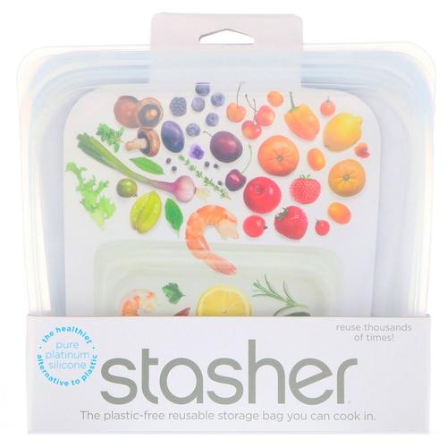 reusable sandwich bag clear Image 1