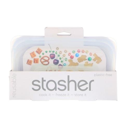 reusable snack bag clear Image 1