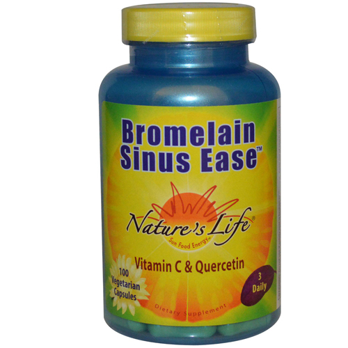 bromelain sinus ease 100ct 1200m Image 1