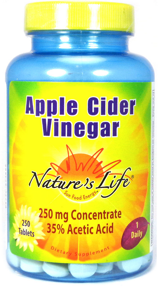 apple cider vinegar 250ct 250mg Image 1