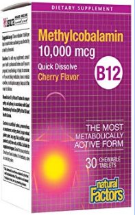 b12 methylcobalamin 10000, 30tb Image 1