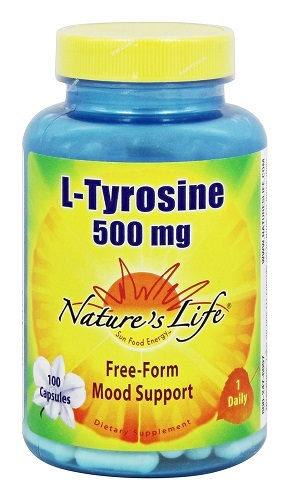 l-tyrosine 100ct 500mg Image 1