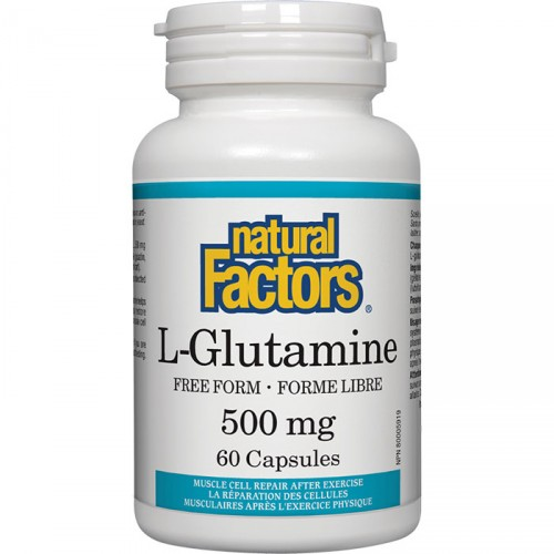 micronized l-glutamine 500 mg Image 1