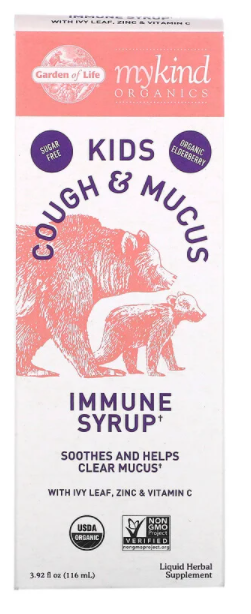 kids cough and mucus syrup 3.9oz Image 1