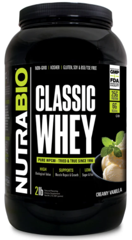 classic whey protein 2lb vanill Image 1
