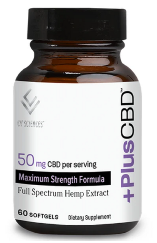 +cbd softgels 50mg 60sg Image 1