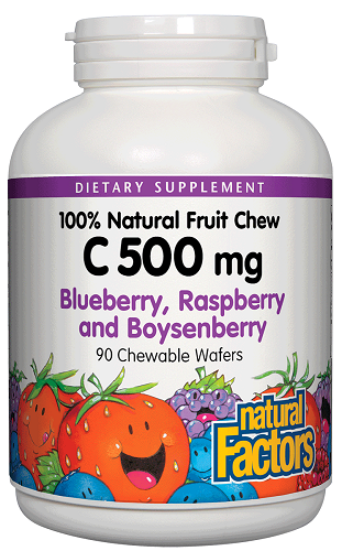 vitamin c 500mg bluebrry 90 chew Image 1