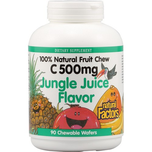 vitamin c 500mg jngl juce 90chew Image 1