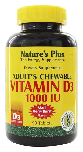 adult vitamin d3 1000iu chewable Image 1