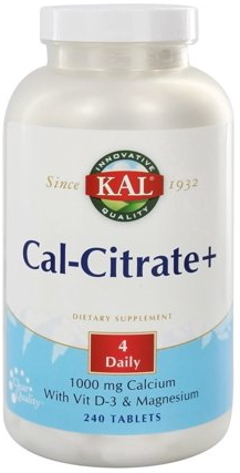 calcium citrate+ 240ct 1000mg Image 1