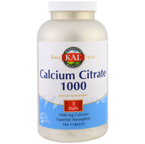 calcium citrate w/d-3 180ct 1000 Image 1