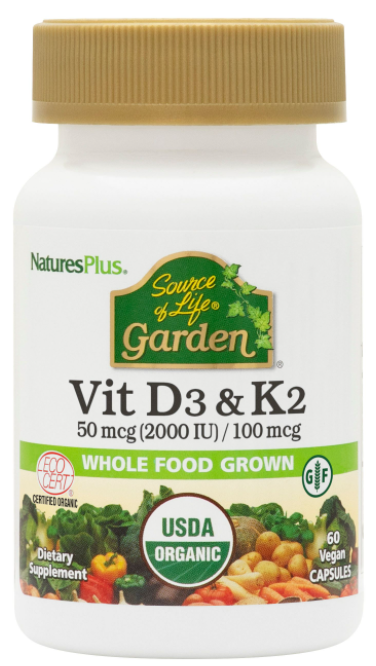 sol garden vit d3/k2 60cp Image 1