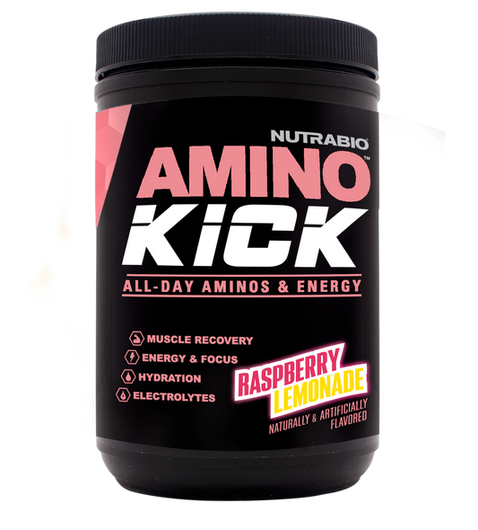amino kick rasp lemonade 30srv Image 1